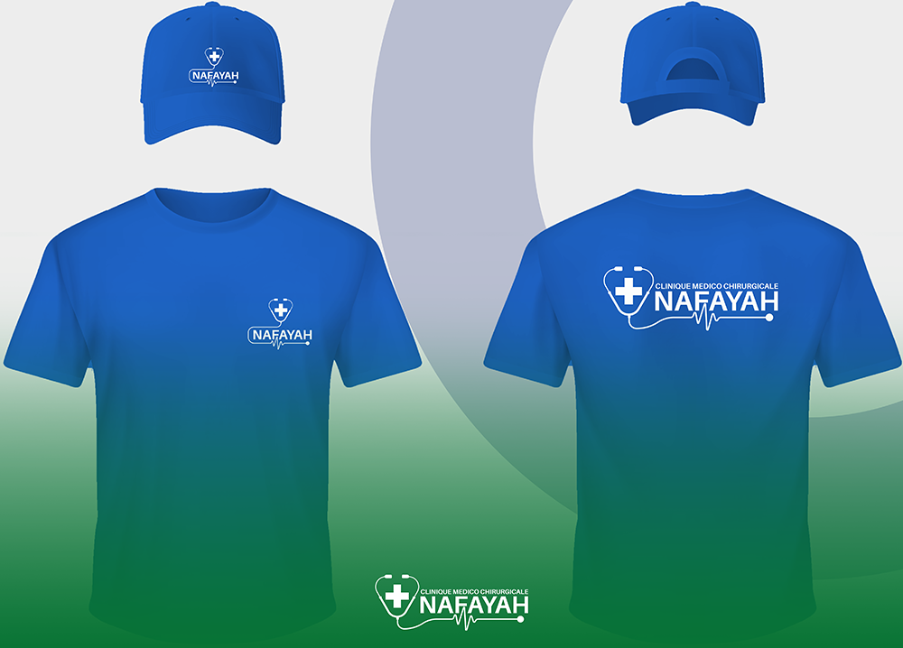 T-shirt bleu Clinic Nafayah
